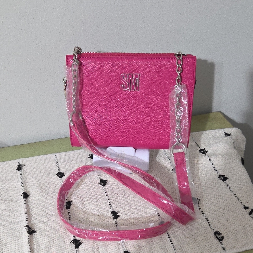 Steve Madden Vibrant Pink Crossbody Bag NWOT